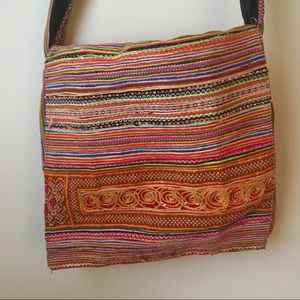 Multi-Colored Boho Crossbody Bag